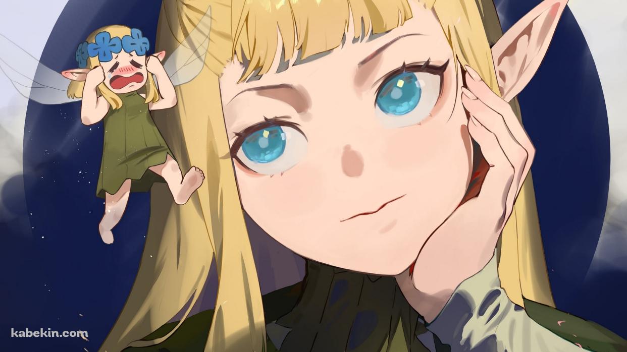頬杖をつくパッタドル / ダンジョン飯の壁紙(1242px x 698px) 高画質 PC・デスクトップ用