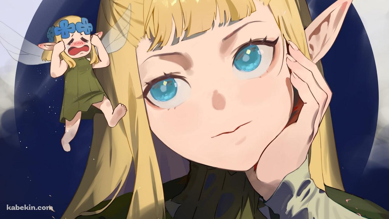 頬杖をつくパッタドル / ダンジョン飯の壁紙(1280px x 720px) 高画質 PC・デスクトップ用