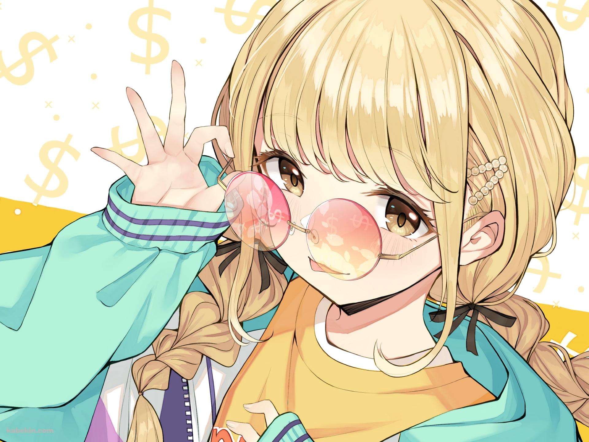 ピンクのサングラスに手をかけ舌を出す藤田ことね / 学園アイドルマスターの壁紙(1920px x 1440px) 高画質 PC・デスクトップ用