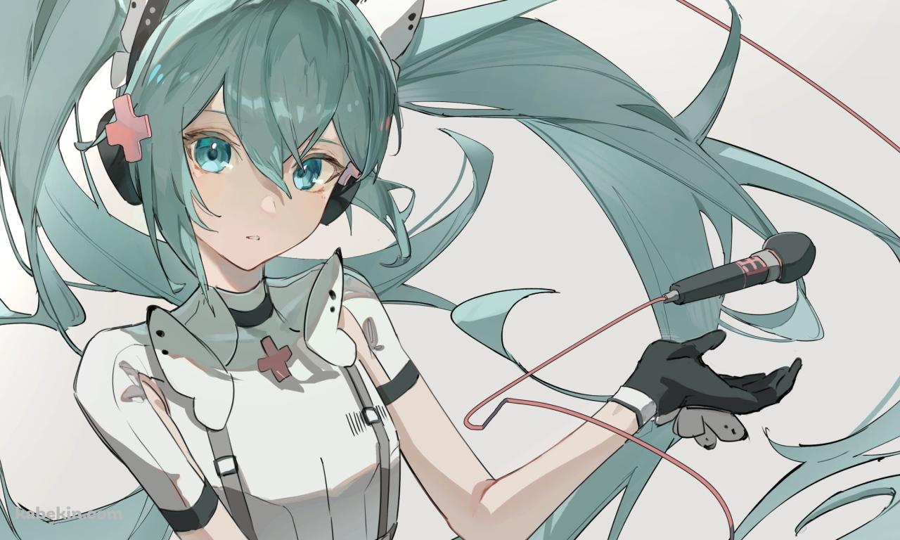 ナースコスの可愛い初音ミク / ボーカロイド / プロジェクトセカイの壁紙(1280px x 768px) 高画質 PC・デスクトップ用