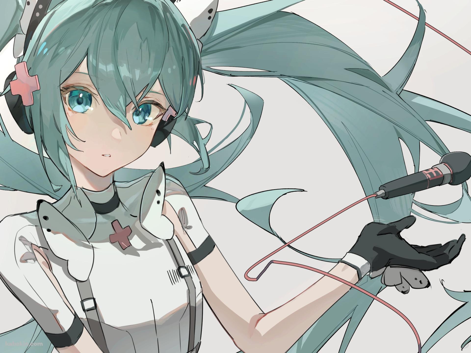 ナースコスの可愛い初音ミク / ボーカロイド / プロジェクトセカイの壁紙(1920px x 1440px) 高画質 PC・デスクトップ用