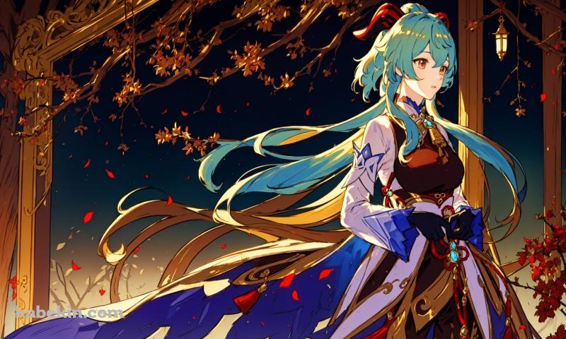 紅葉とフォンテーヌ / 原神の壁紙(800px x 480px) 高画質 PC・デスクトップ用