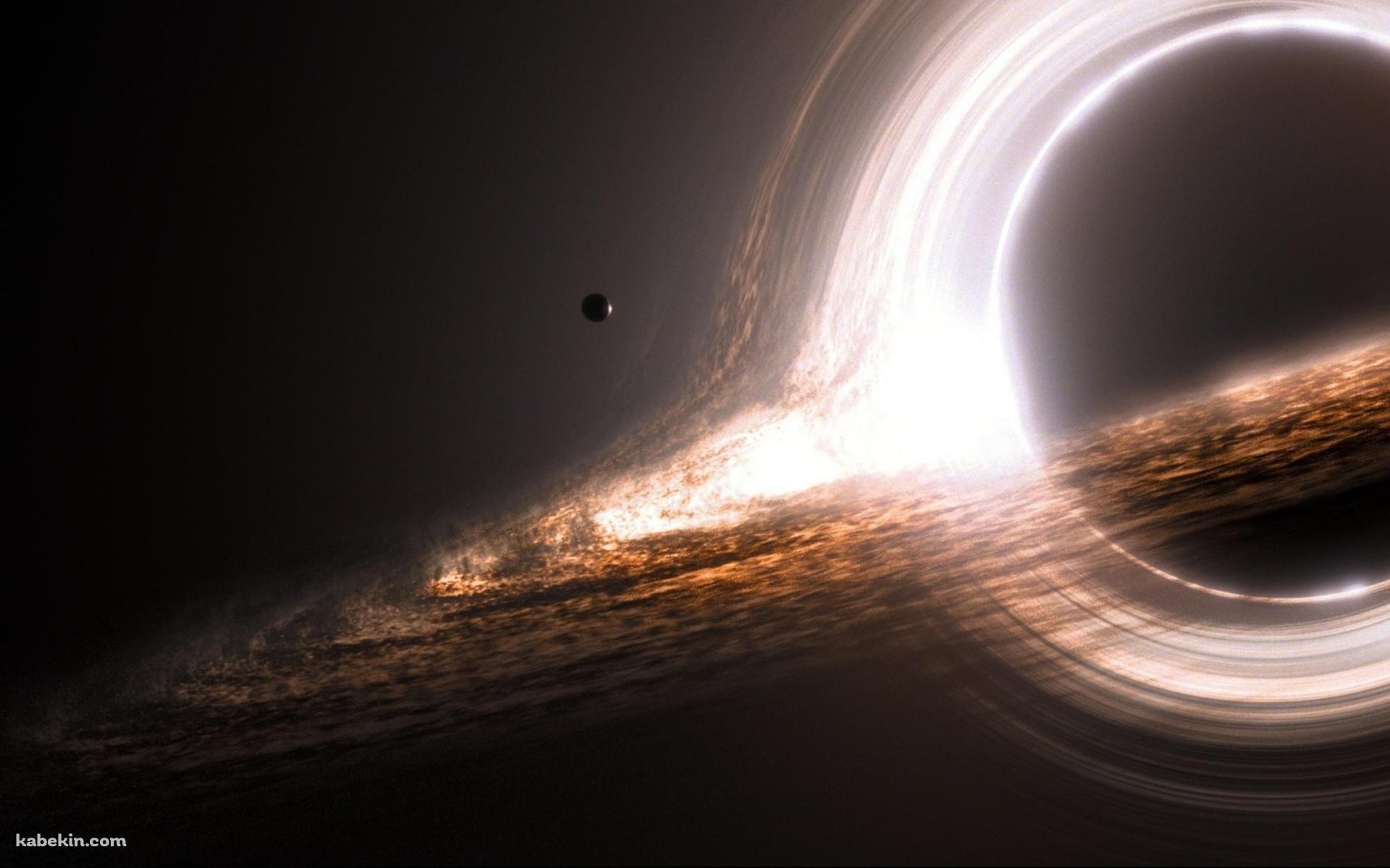 光る円状の惑星の壁紙(1920px x 1200px) 高画質 PC・デスクトップ用