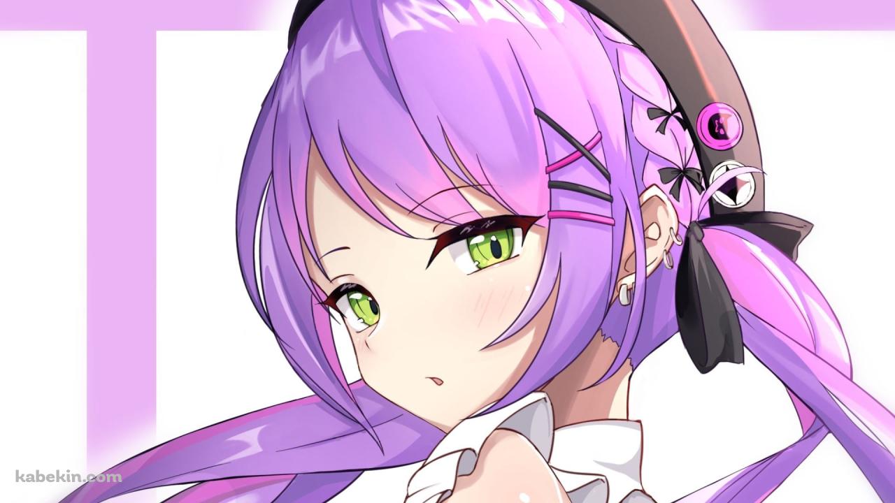 冷ややかな視線を送る常闇トワ / トワ様 / ホロライブ / バーチャルYouTuber / Vtuberの壁紙(1280px x 720px) 高画質 PC・デスクトップ用