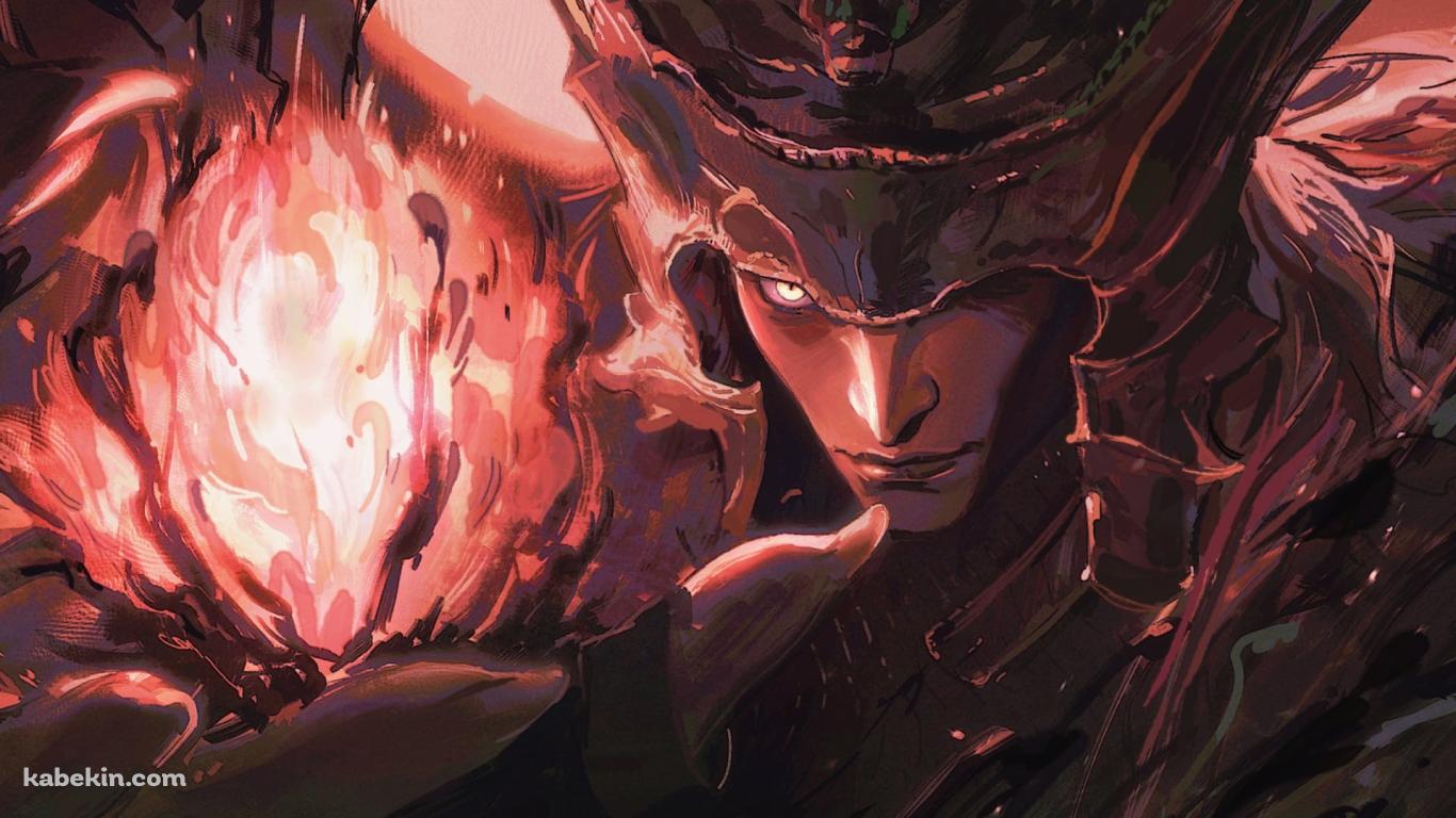 炎と串刺し公メスメル / エルデンリングの壁紙(1366px x 768px) 高画質 PC・デスクトップ用
