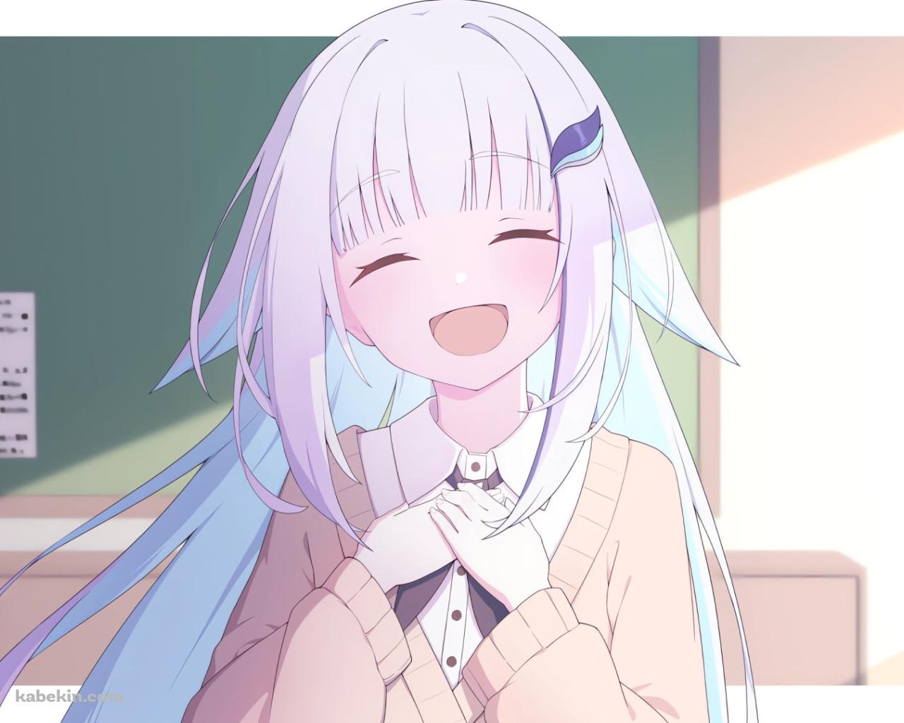 胸元に手をあてるリゼ・ヘルエスタ / バーチャルYouTuberの壁紙(1280px x 1024px) 高画質 PC・デスクトップ用