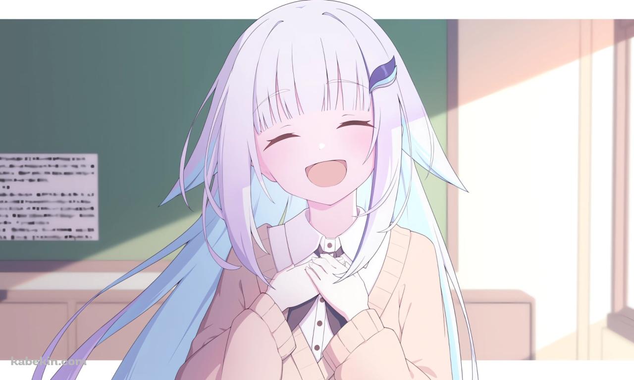 胸元に手をあてるリゼ・ヘルエスタ / バーチャルYouTuberの壁紙(1280px x 768px) 高画質 PC・デスクトップ用