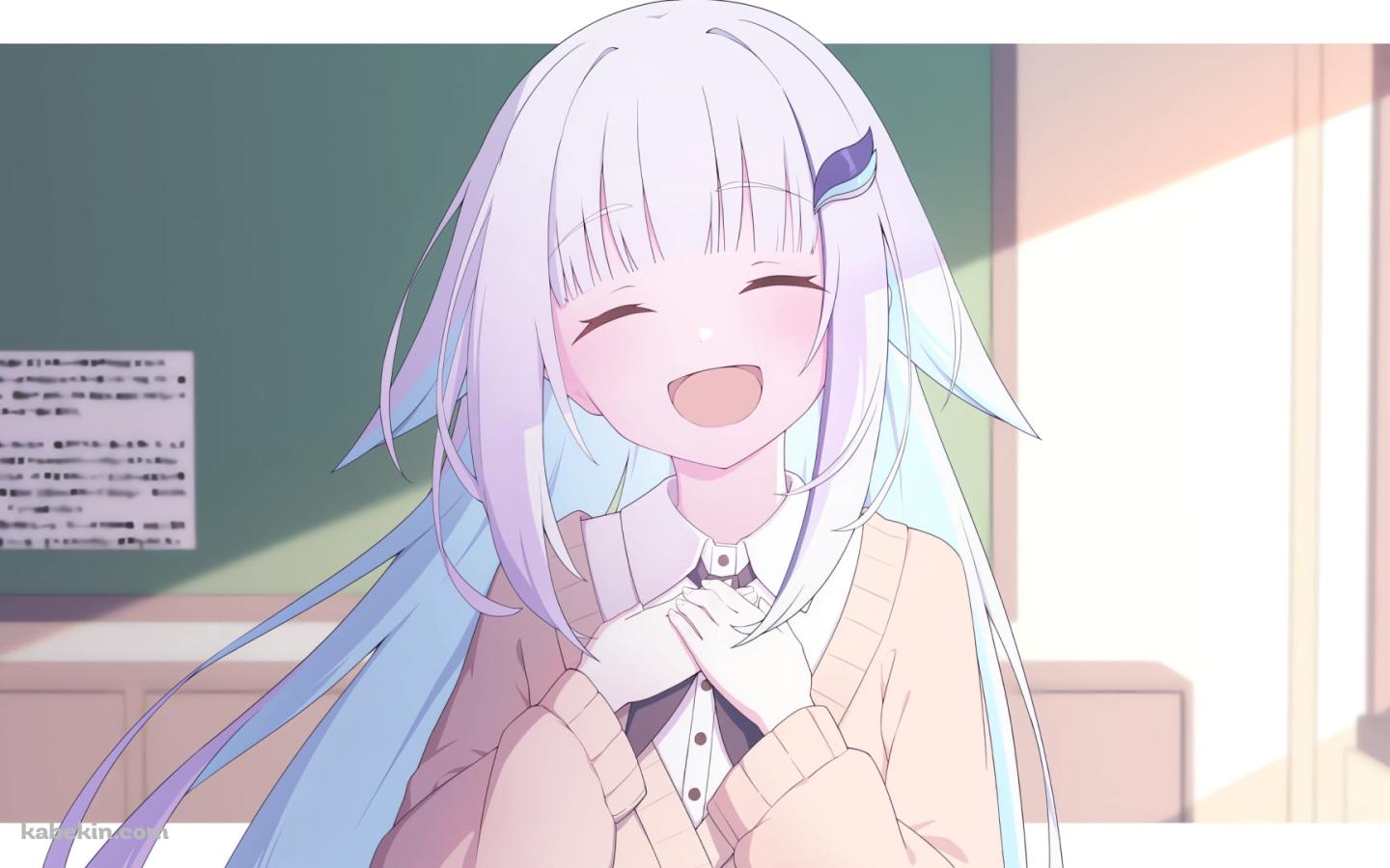 胸元に手をあてるリゼ・ヘルエスタ / バーチャルYouTuberの壁紙(1440px x 900px) 高画質 PC・デスクトップ用