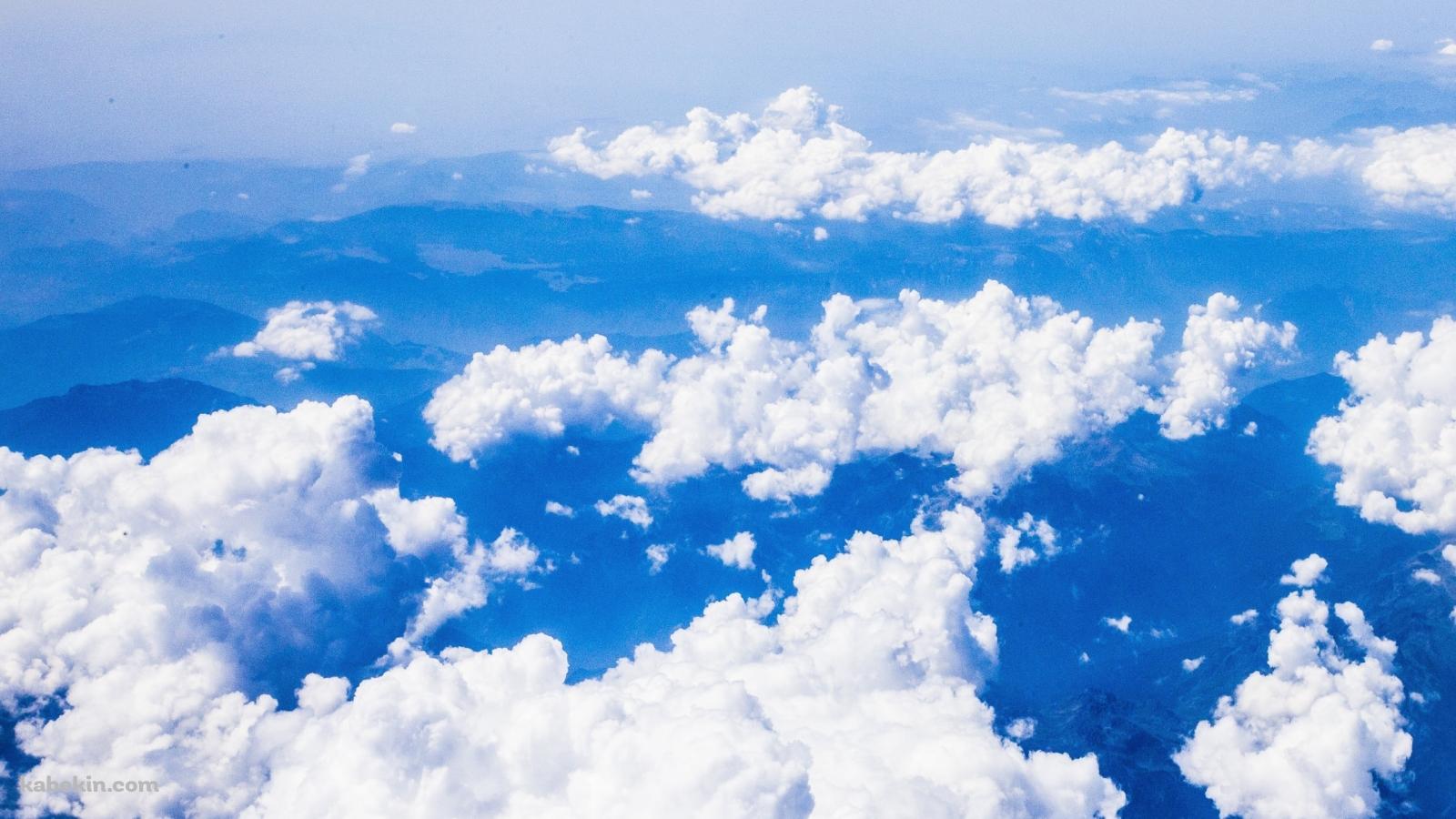 青空と山 / 雲の壁紙(1600px x 900px) 高画質 PC・デスクトップ用