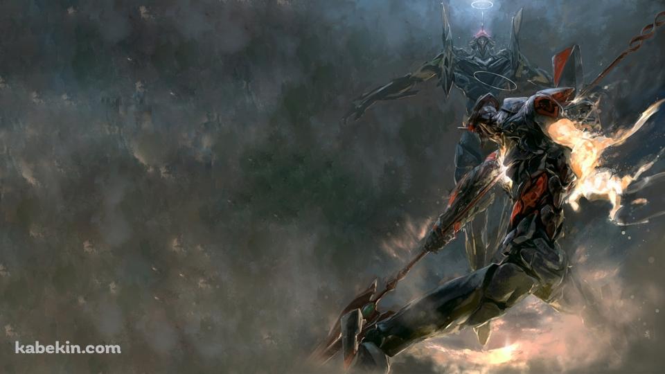対峙するエヴァンゲリオン / 新世紀エヴァンゲリオンの壁紙(960px x 540px) 高画質 PC・デスクトップ用