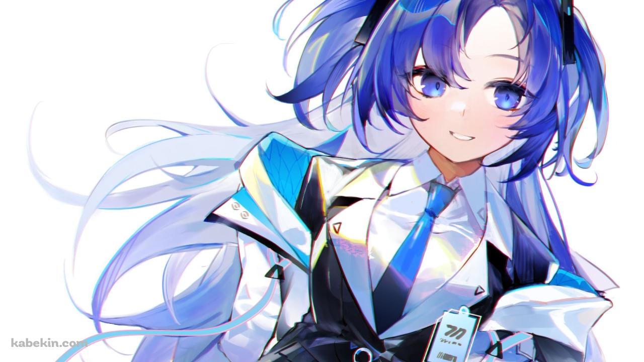 淡いタッチで描かれた早瀬ユウカ / ブルーアーカイブの壁紙(1280px x 720px) 高画質 PC・デスクトップ用
