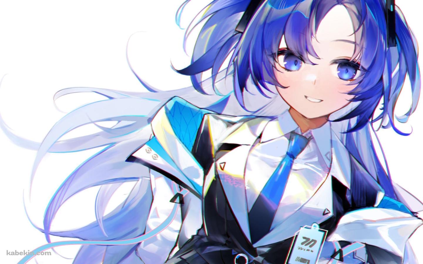 淡いタッチで描かれた早瀬ユウカ / ブルーアーカイブの壁紙(1440px x 900px) 高画質 PC・デスクトップ用
