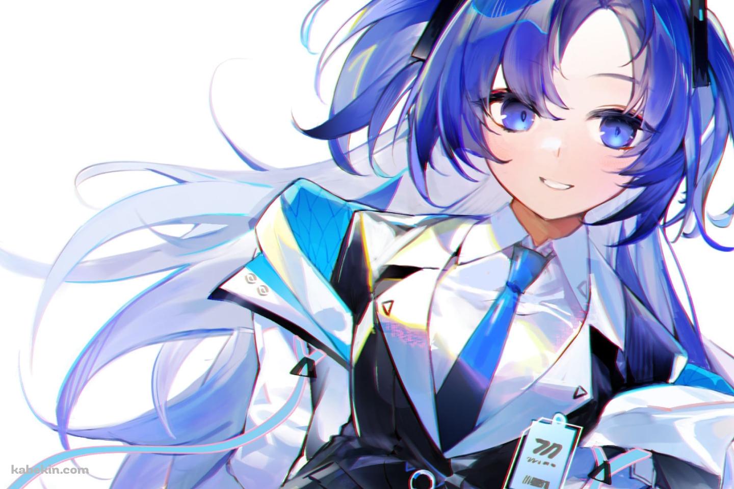 淡いタッチで描かれた早瀬ユウカ / ブルーアーカイブの壁紙(1440px x 960px) 高画質 PC・デスクトップ用