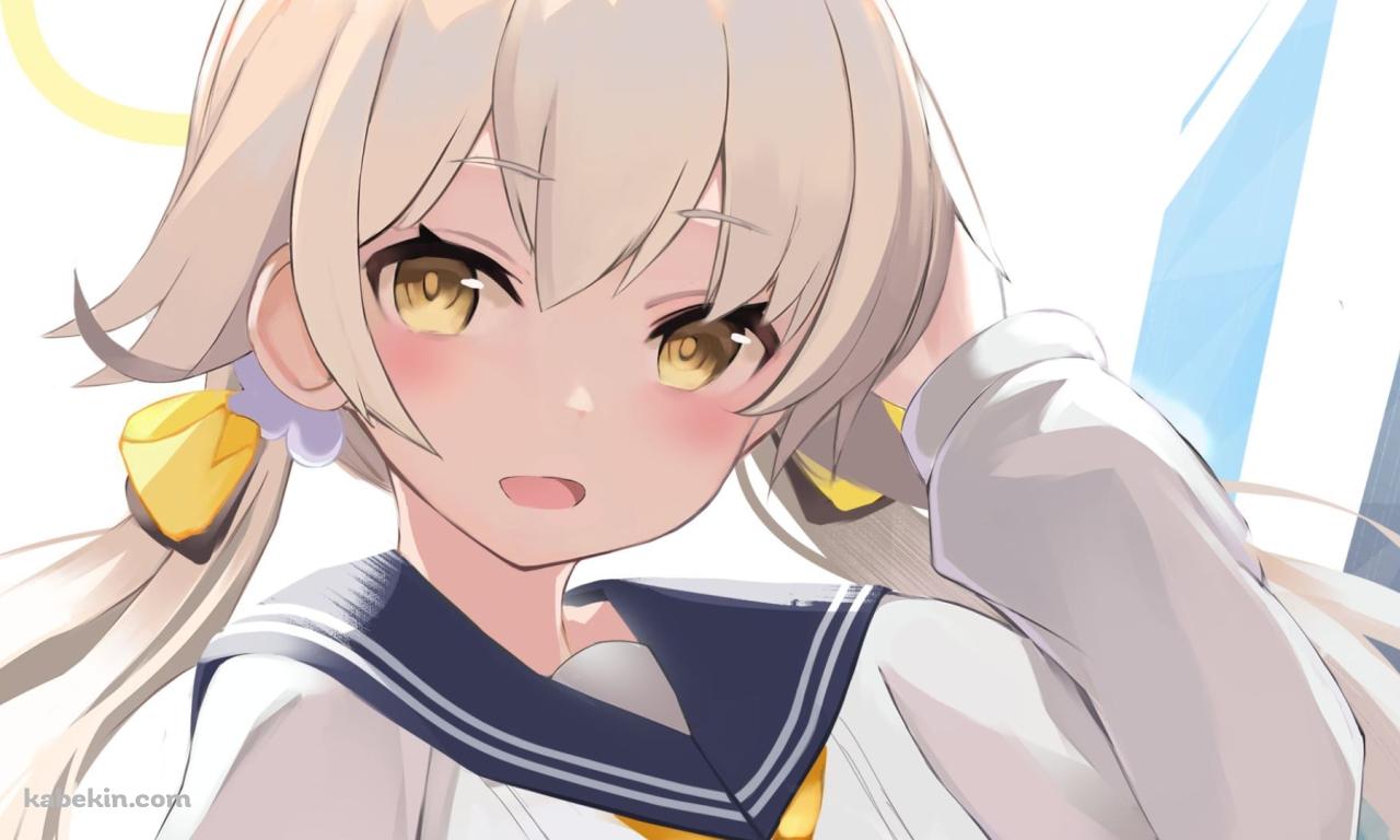 セーラー服を着た阿慈谷ヒフミ / ブルーアーカイブの壁紙(1280px x 768px) 高画質 PC・デスクトップ用