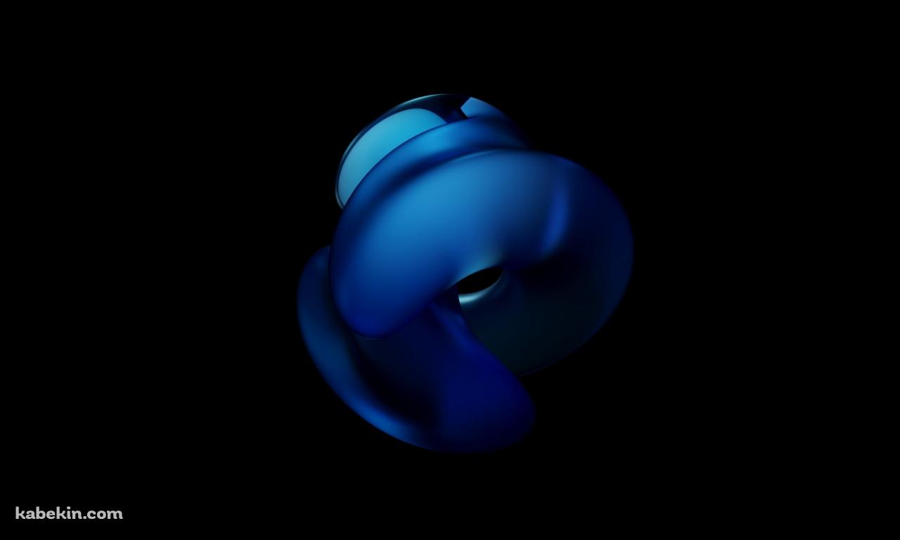 青いオブジェ / amoledの壁紙(1280px x 768px) 高画質 PC・デスクトップ用