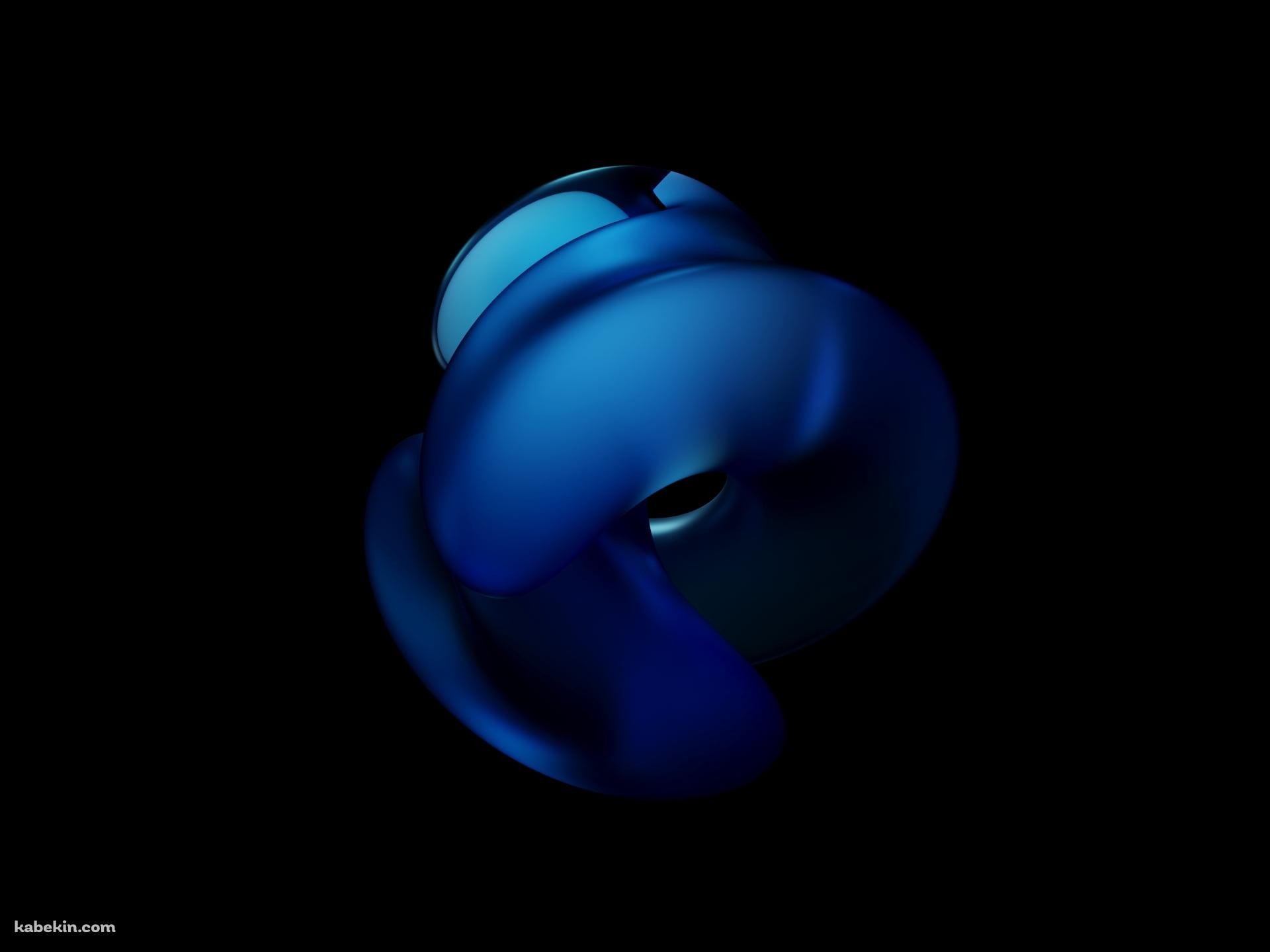 青いオブジェ / amoledの壁紙(1920px x 1440px) 高画質 PC・デスクトップ用