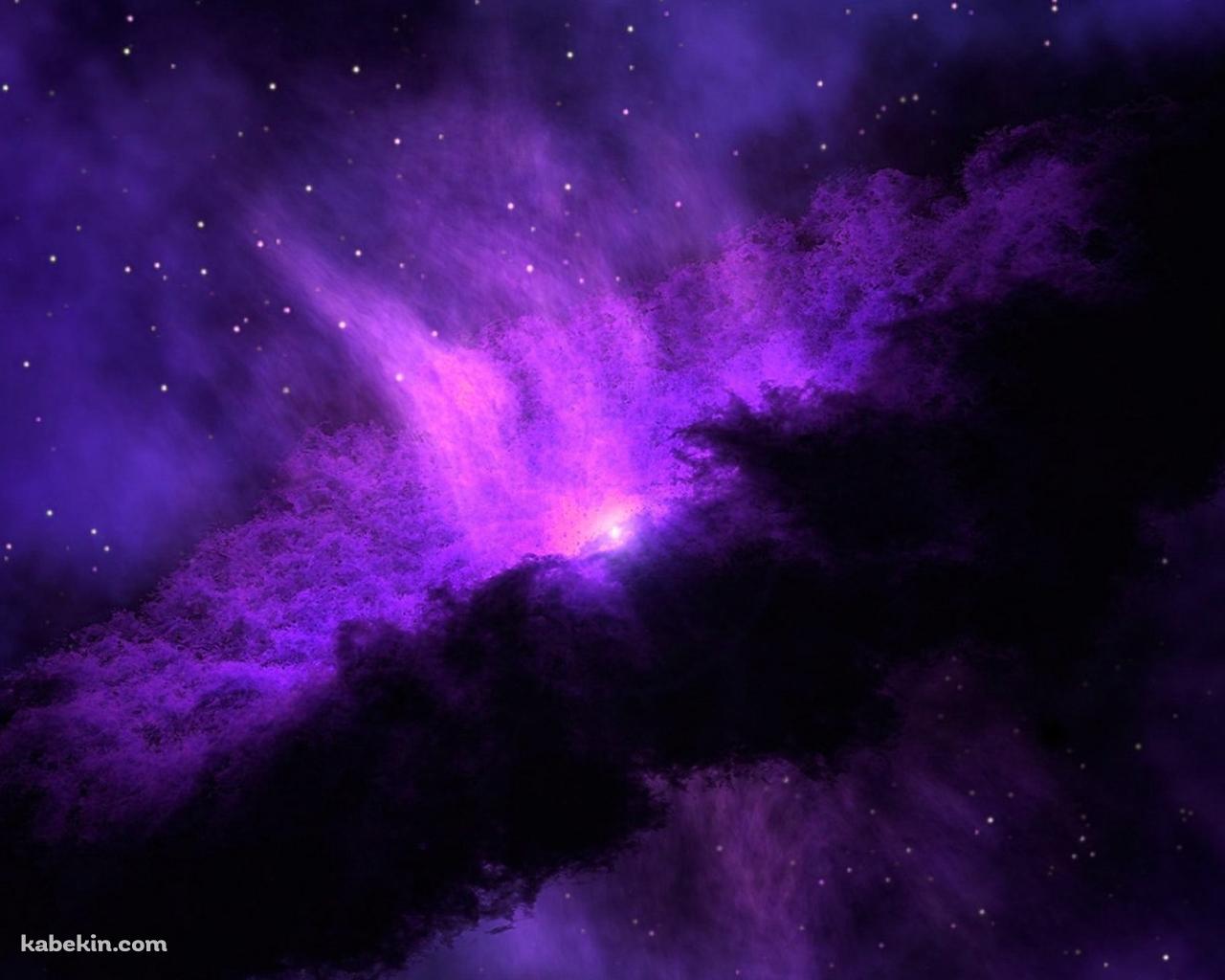 紫の宇宙 / ブラックホールの壁紙(1280px x 1024px) 高画質 PC・デスクトップ用