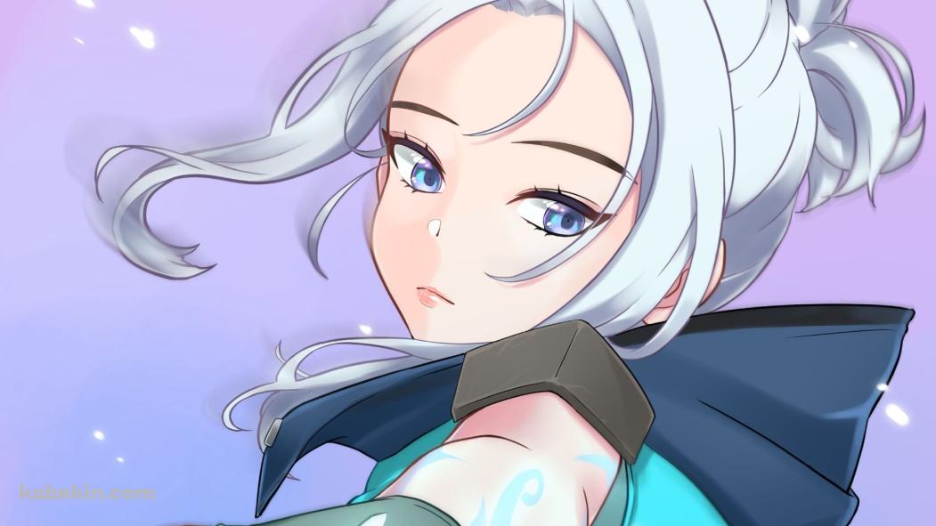 振り返る可愛いジェット / ヴァロラントの壁紙(1051px x 591px) 高画質 PC・デスクトップ用