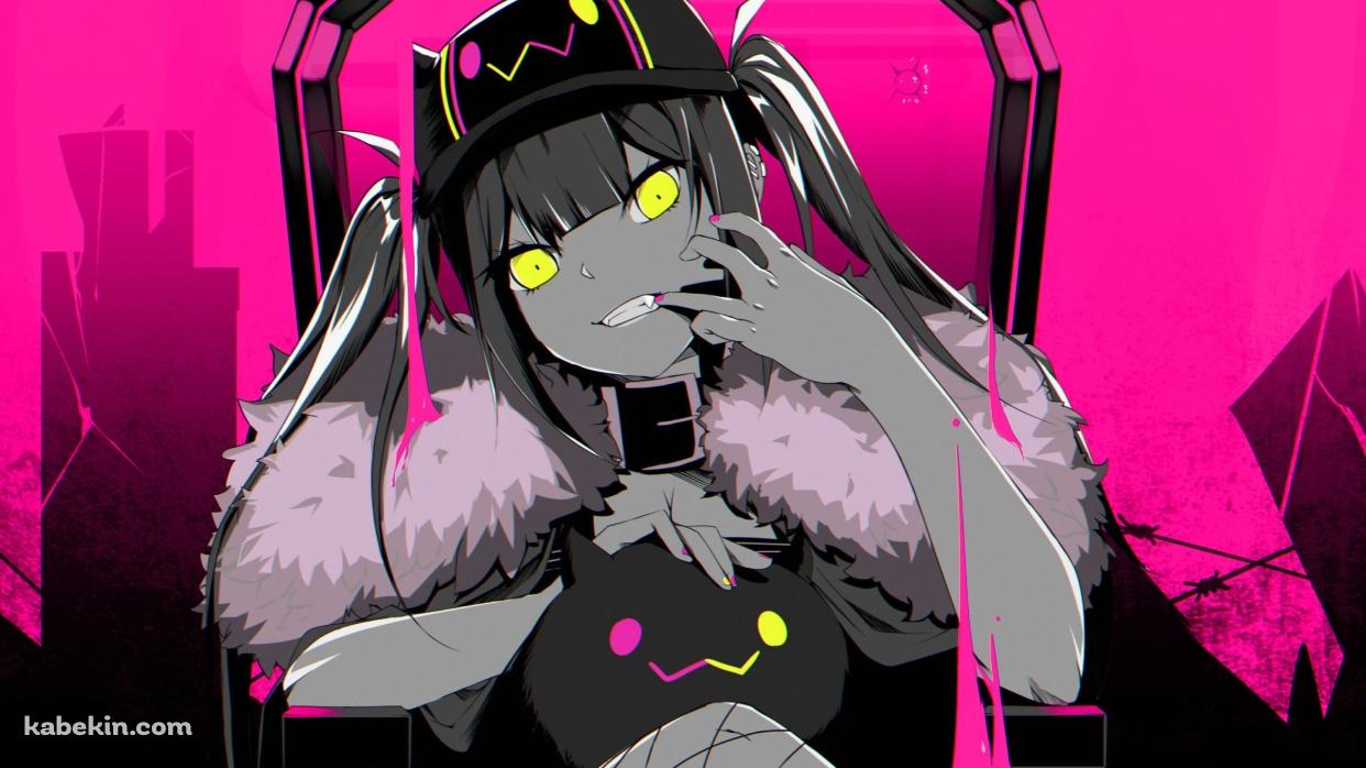 パンクな常闇トワ / ホロライブ / バーチャルYouTuberの壁紙(1242px x 698px) 高画質 PC・デスクトップ用