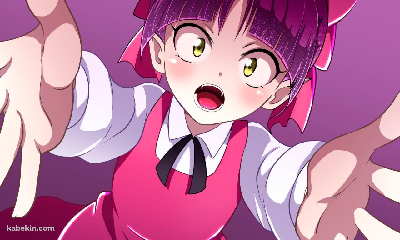 両手を差し出すネコ娘 / ゲゲゲの鬼太郎の壁紙(1280px x 768px) 高画質 PC・デスクトップ用
