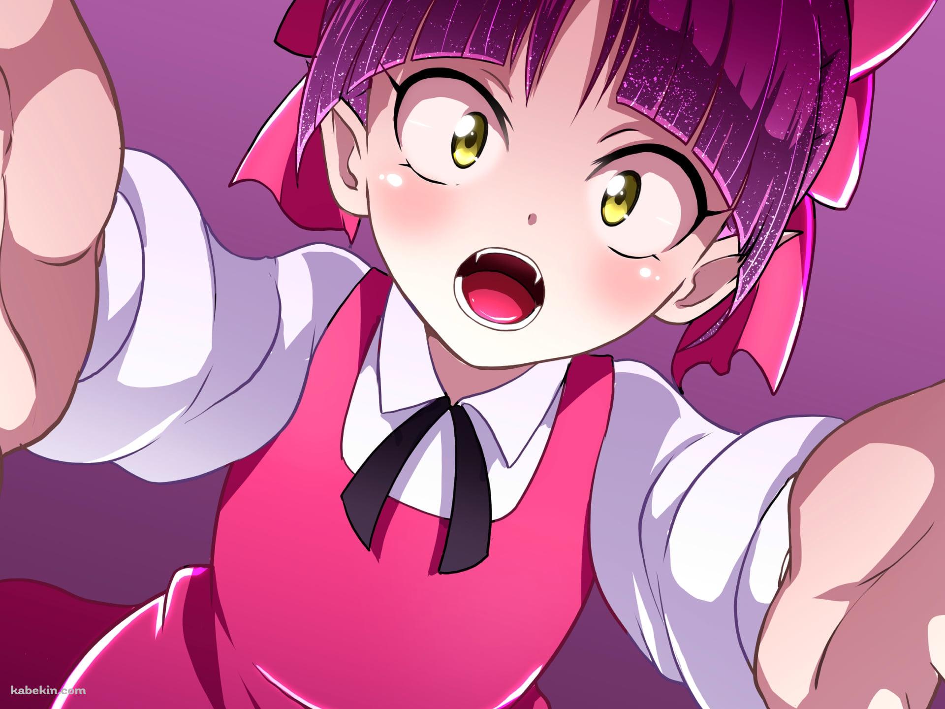 両手を差し出すネコ娘 / ゲゲゲの鬼太郎の壁紙(1920px x 1440px) 高画質 PC・デスクトップ用