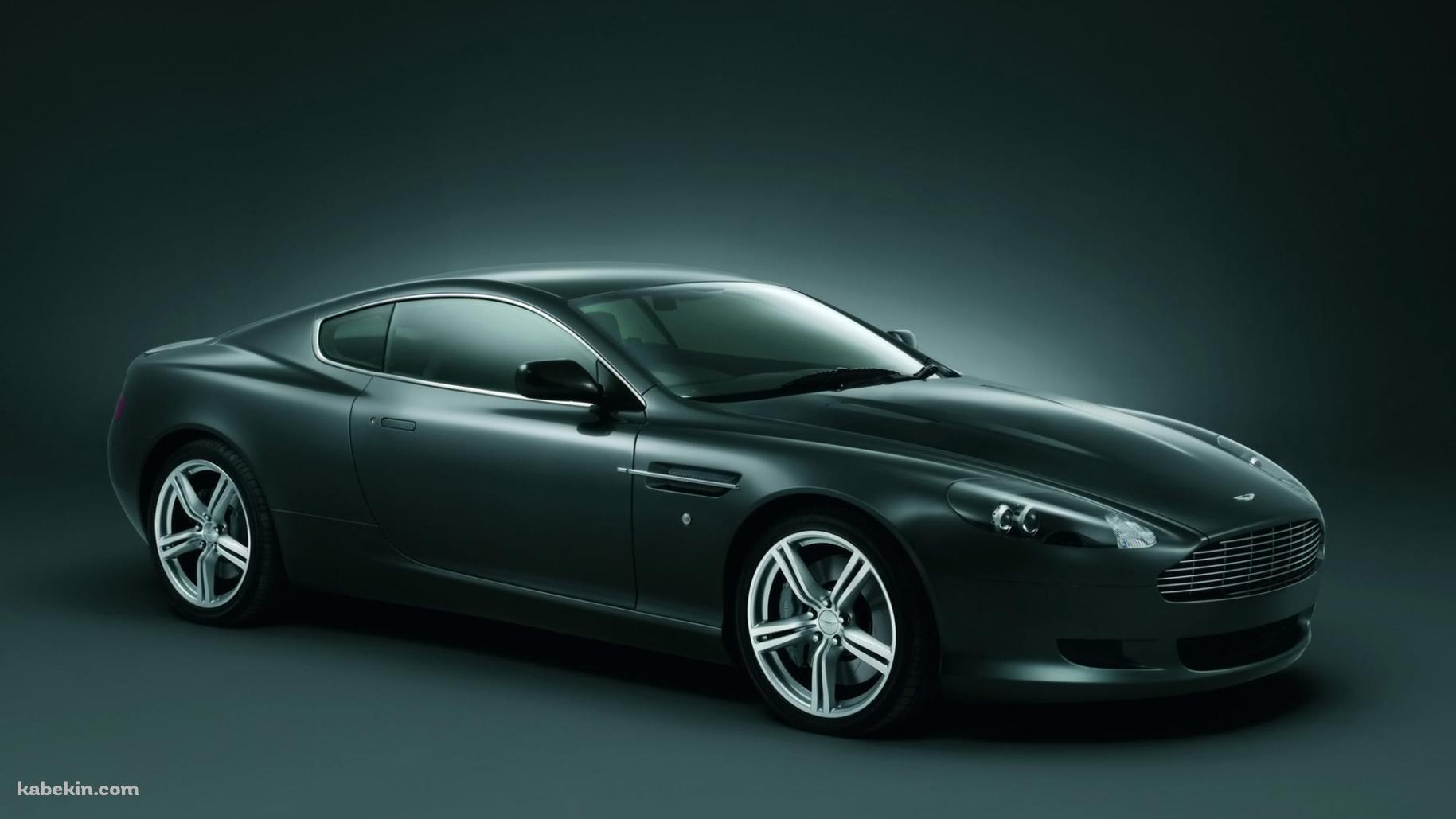 黒いアストンマーチン / Black Aston Martin / 黒の背景の壁紙(1829px x 1029px) 高画質 PC・デスクトップ用