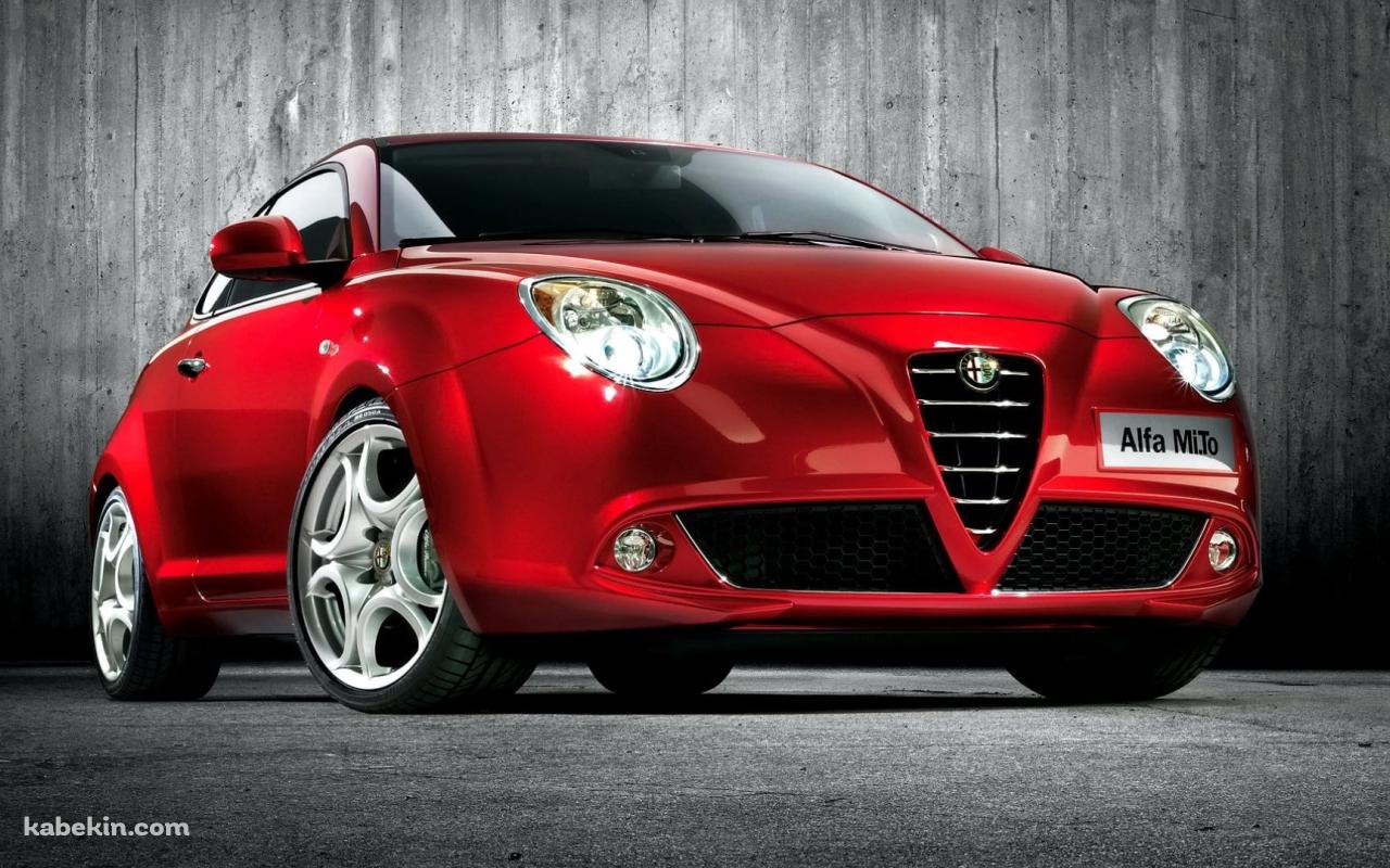 アルファロメオ ミト 赤 / Alfa Romeo Mi-Toの壁紙(1280px x 800px) 高画質 PC・デスクトップ用
