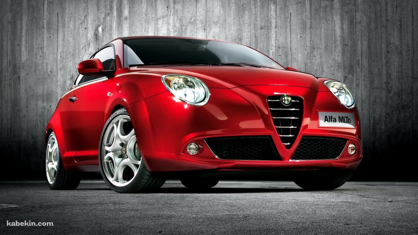 アルファロメオ ミト 赤 / Alfa Romeo Mi-Toの壁紙(1366px x 768px) 高画質 PC・デスクトップ用