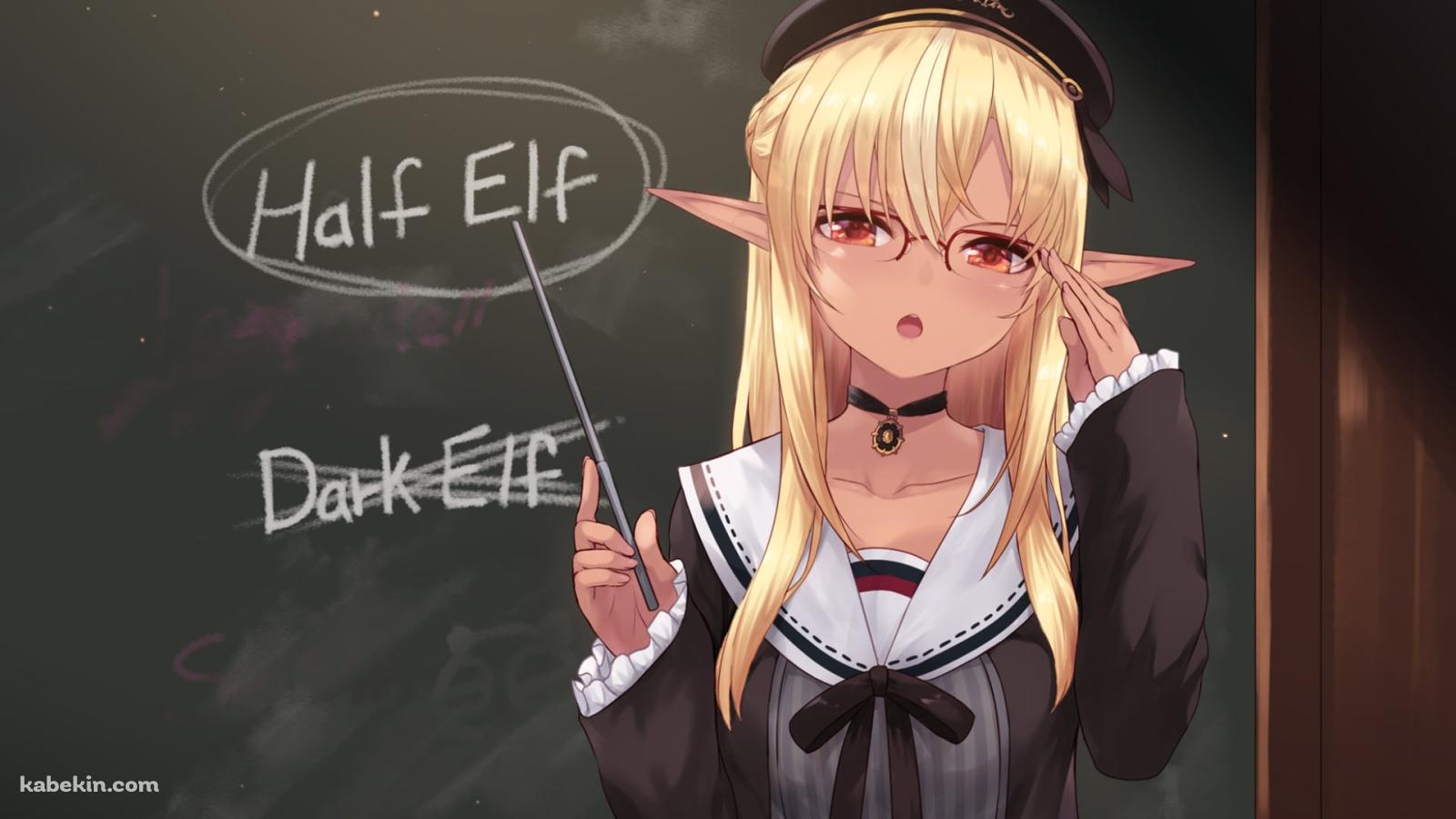 ダークエルフを否定するハーフエルフの不知火フレア / ホロライブ / バーチャルYouTuber / Vtuberの壁紙(1600px x 900px) 高画質 PC・デスクトップ用