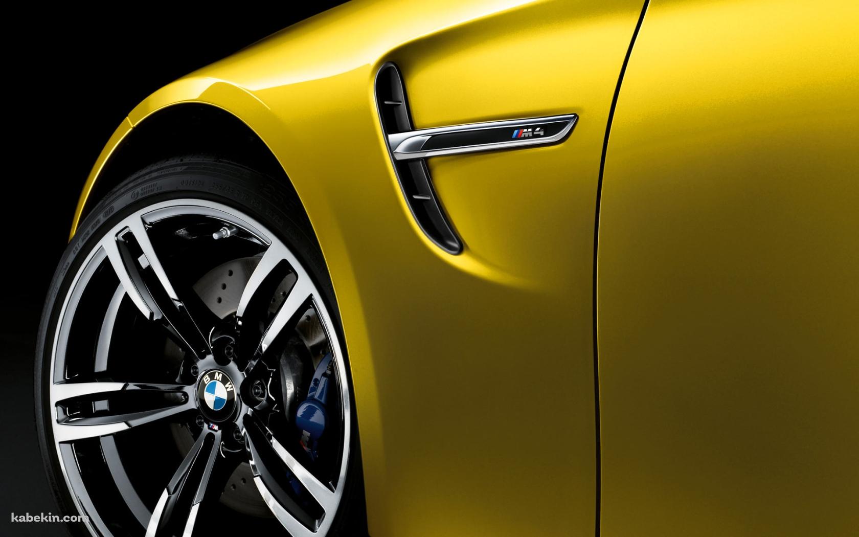 黄色いBMW M4 クーペの壁紙(1680px x 1050px) 高画質 PC・デスクトップ用