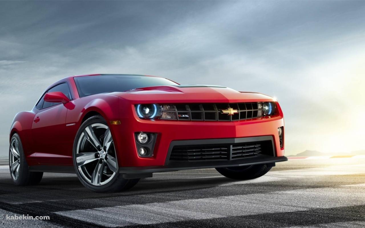 カマロ コンバーチブル レッドホット / RED CAMARO CONVERTIBLEの壁紙(1280px x 800px) 高画質 PC・デスクトップ用
