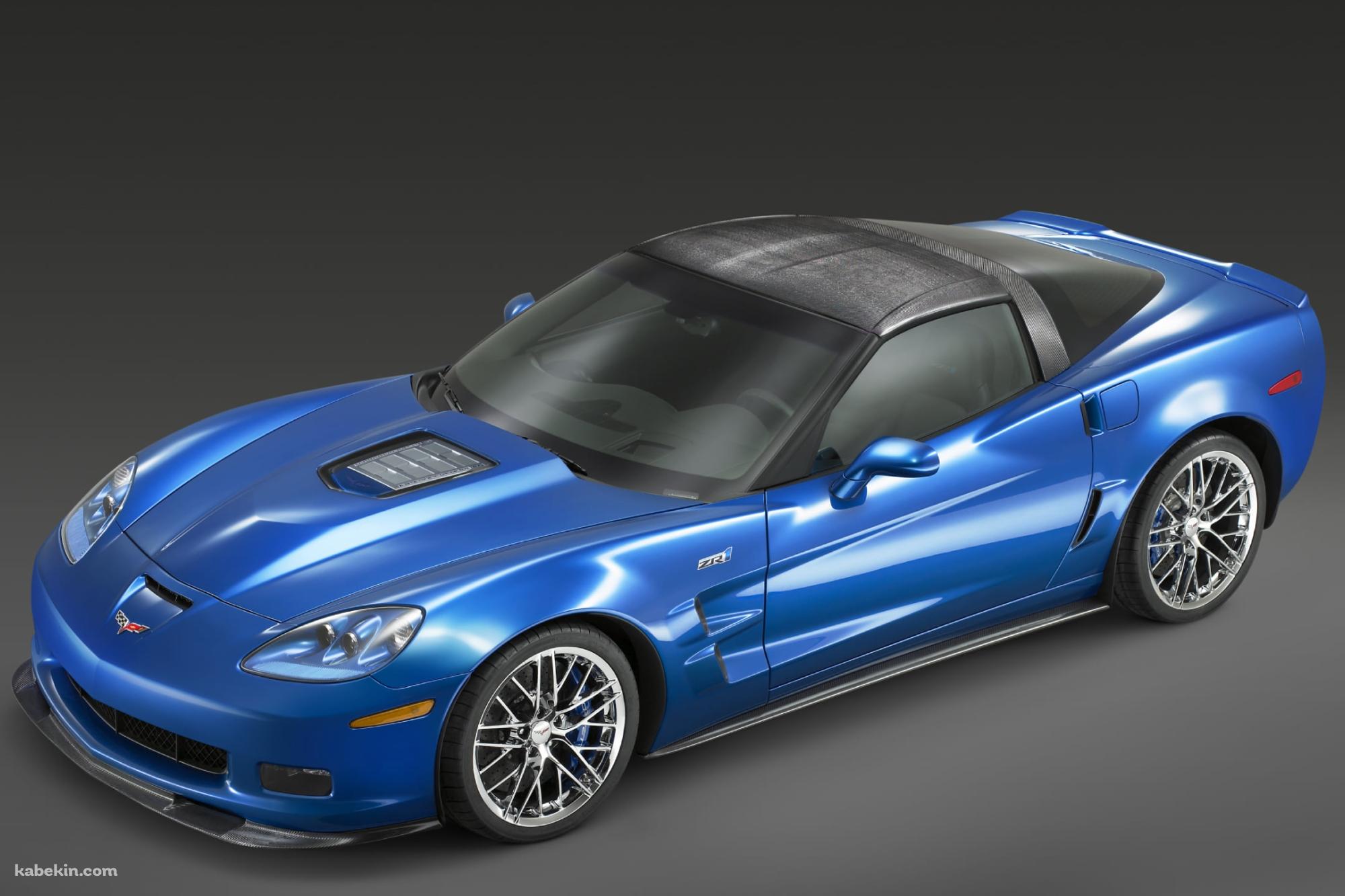 青いシボレーコルベット / Blue Corvetteの壁紙(2000px x 1333px) 高画質 PC・デスクトップ用