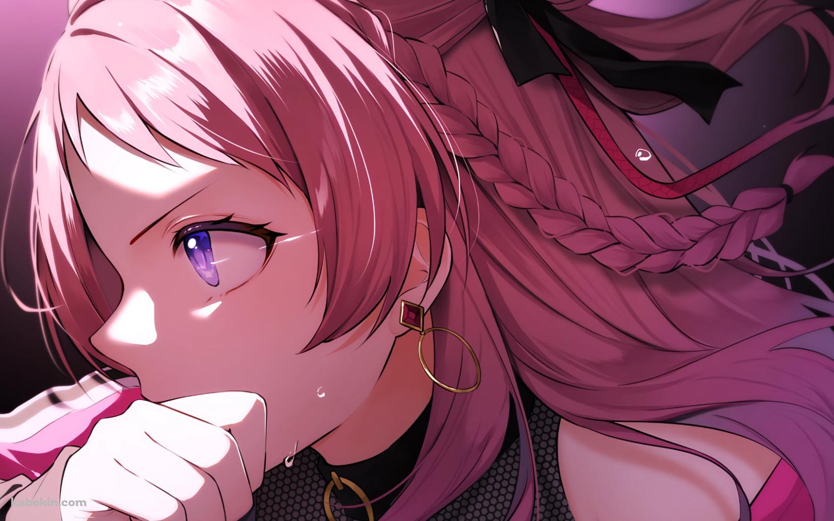 遠くを見つめる汗をかいた花海咲季 / 学園アイドルマスターの壁紙(1680px x 1050px) 高画質 PC・デスクトップ用
