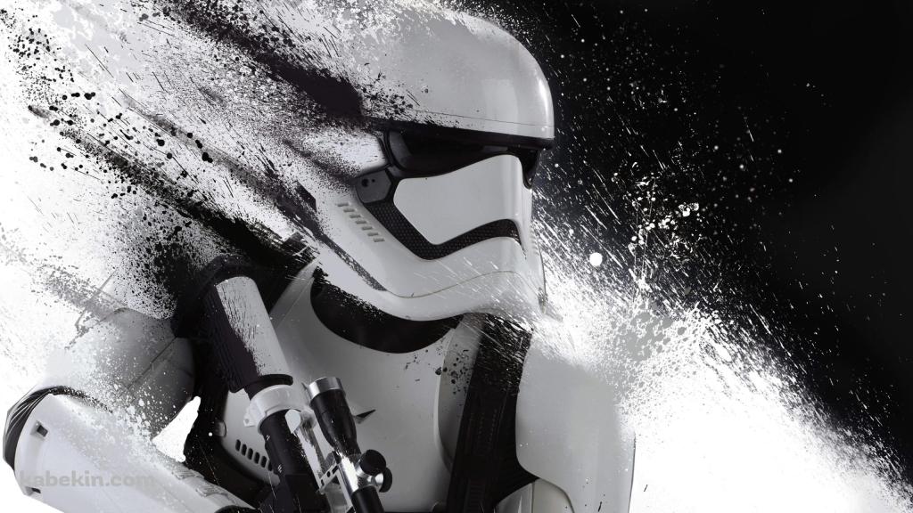 白と黒のストームトルーパー / スターウォーズの壁紙(1024px x 576px) 高画質 PC・デスクトップ用