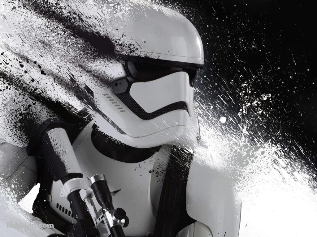 白と黒のストームトルーパー / スターウォーズの壁紙(1024px x 768px) 高画質 PC・デスクトップ用