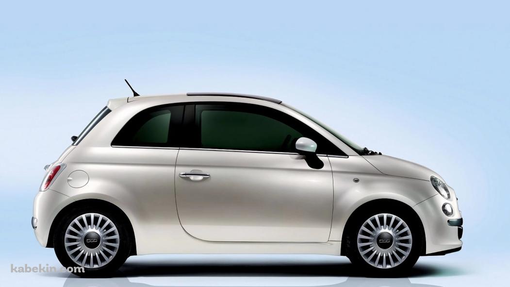 シルバーのフィアット 500の壁紙(1051px x 591px) 高画質 PC・デスクトップ用