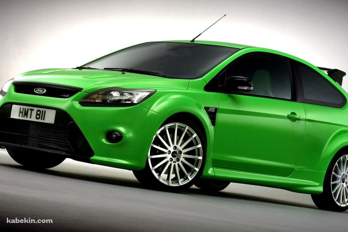 フォード フォーカス RS / Ford Focus RS / 緑の壁紙(1152px x 768px) 高画質 PC・デスクトップ用