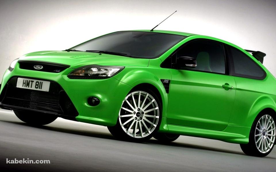 フォード フォーカス RS / Ford Focus RS / 緑の壁紙(960px x 600px) 高画質 PC・デスクトップ用