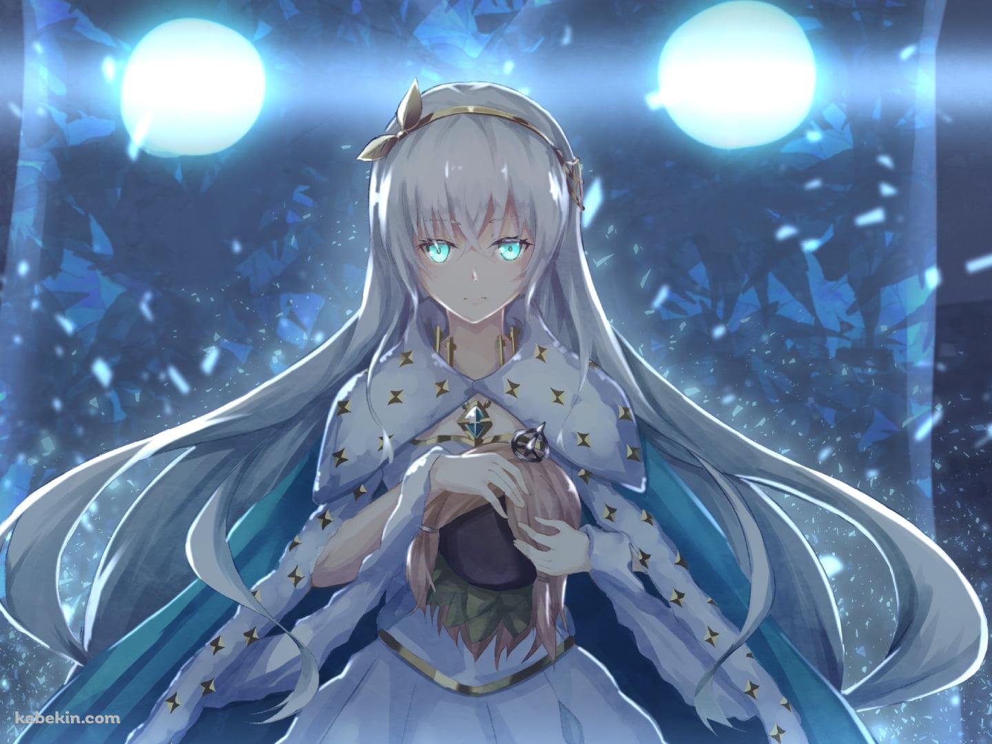 水色の瞳でこちらを見つめるアナスタシア / Fateの壁紙(1440px x 1080px) 高画質 PC・デスクトップ用