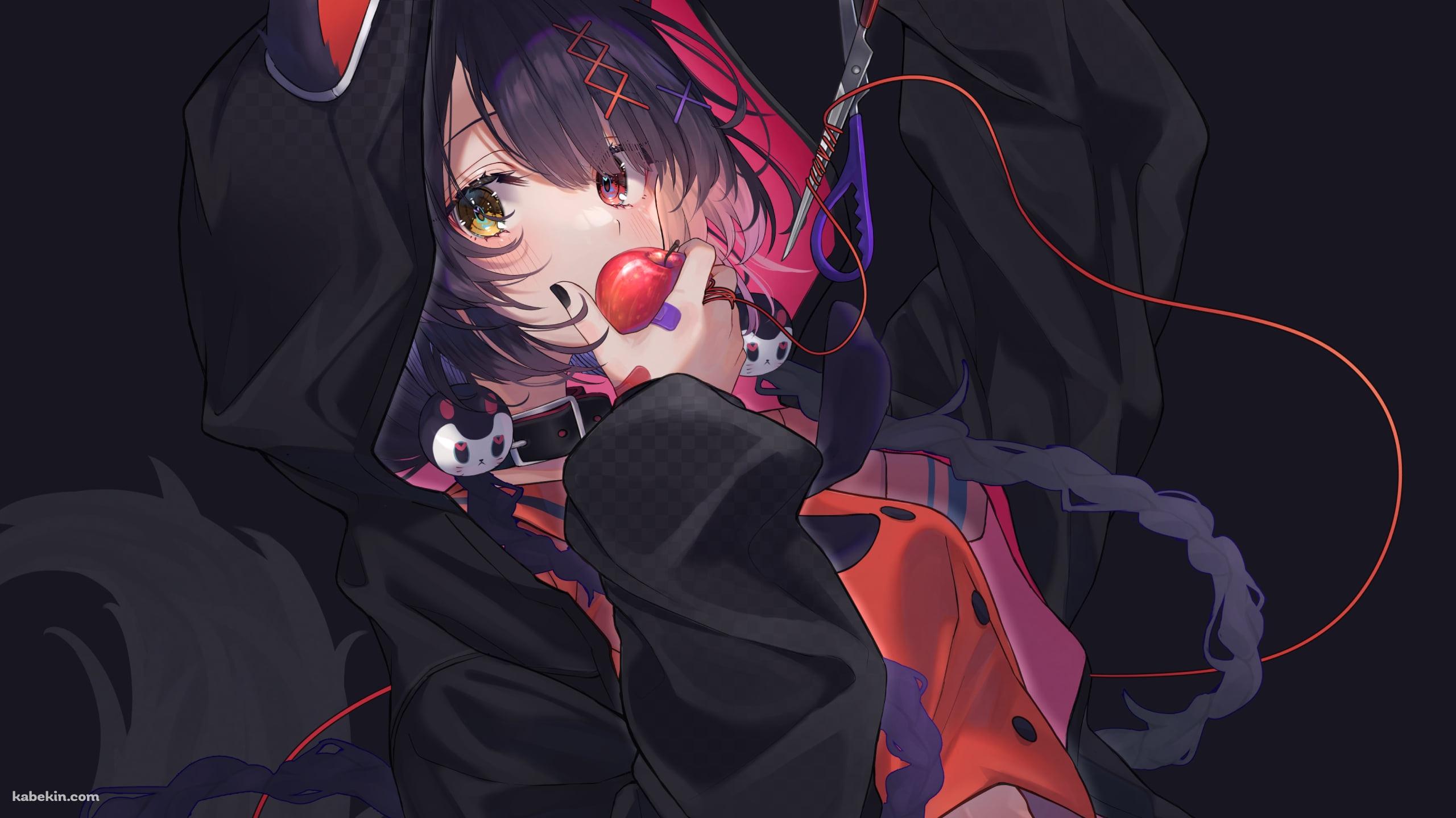 リンゴを食べる戌亥とこ / にじさんじ / バーチャルYouTuber(2560x1440px)のデスクトップPC用の壁紙 | 高画質 ...
