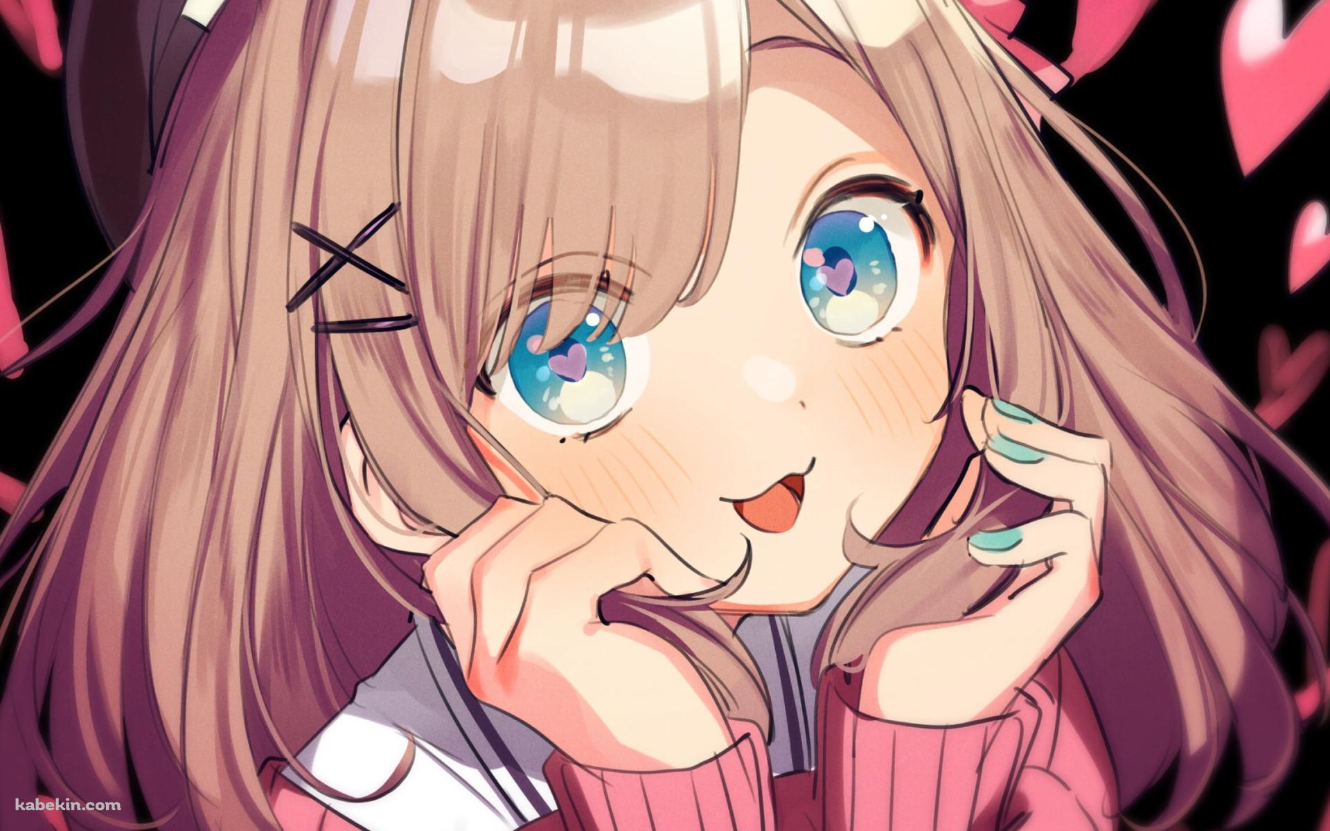 頬杖をつく鈴原るる / にじさんじ / ライバーの壁紙(1920px x 1200px) 高画質 PC・デスクトップ用