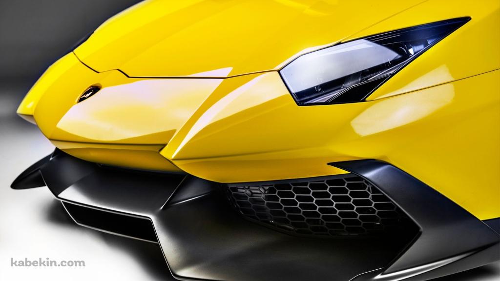 黄色いアヴェンタドール アニヴェルサリオ / Aventador Anniversarioの壁紙(1024px x 576px) 高画質 PC・デスクトップ用