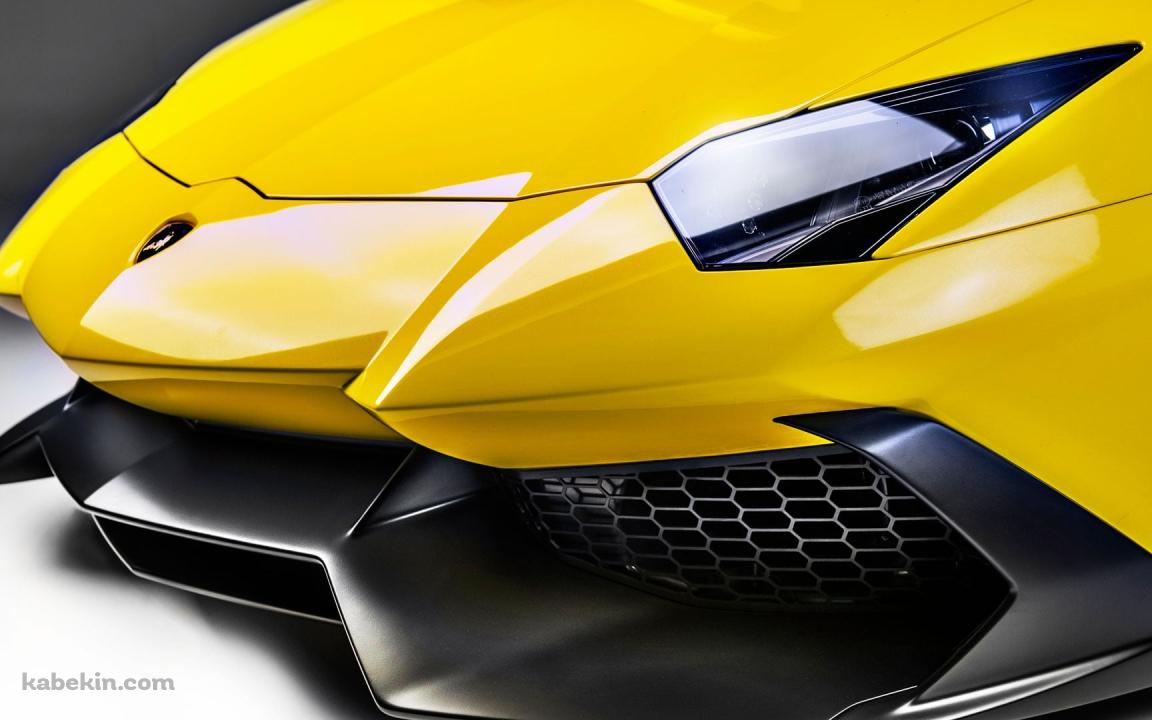 黄色いアヴェンタドール アニヴェルサリオ / Aventador Anniversarioの壁紙(1152px x 720px) 高画質 PC・デスクトップ用