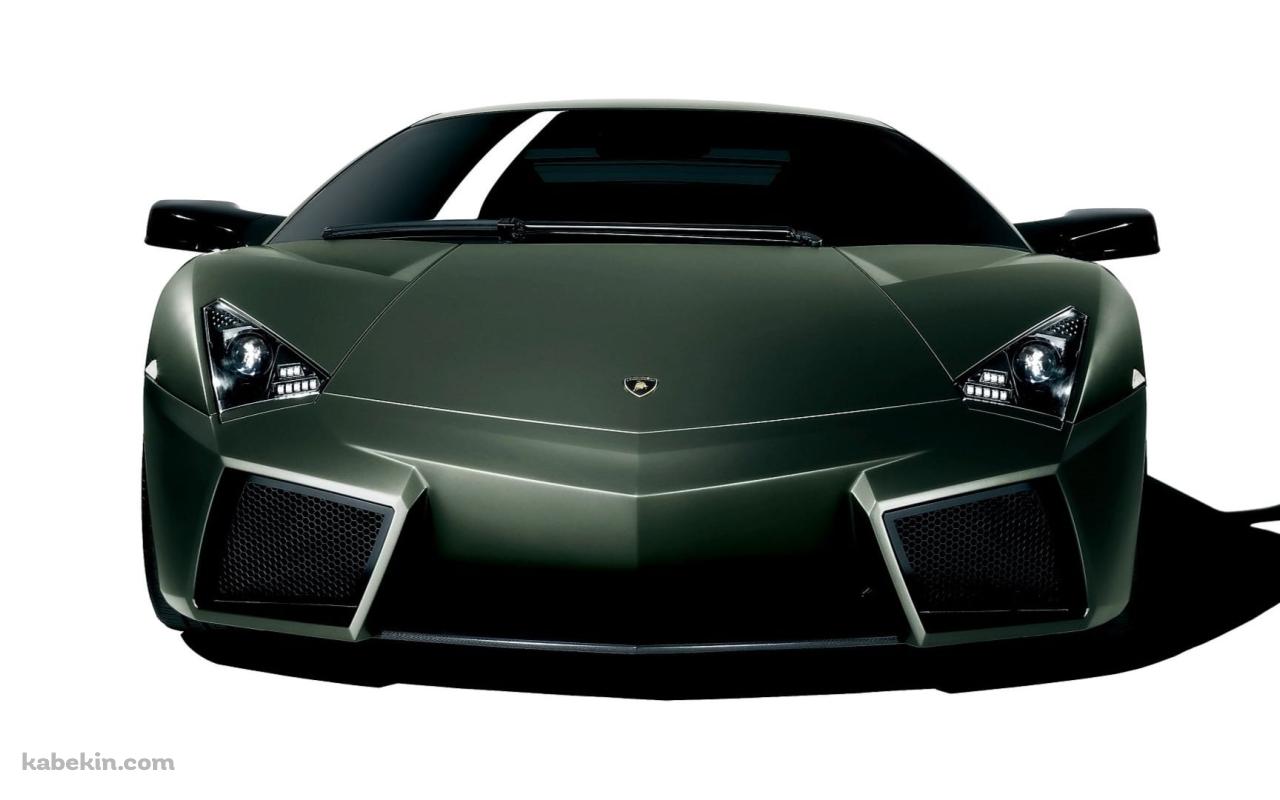 緑のランボルギーニ・レヴェントン / Green Lamborghini Reventonの壁紙(1280px x 800px) 高画質 PC・デスクトップ用