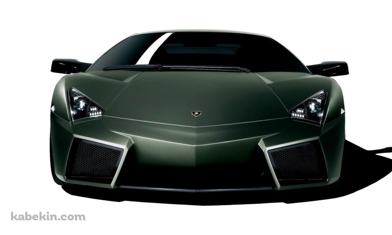 緑のランボルギーニ・レヴェントン / Green Lamborghini Reventonの壁紙(800px x 480px) 高画質 PC・デスクトップ用