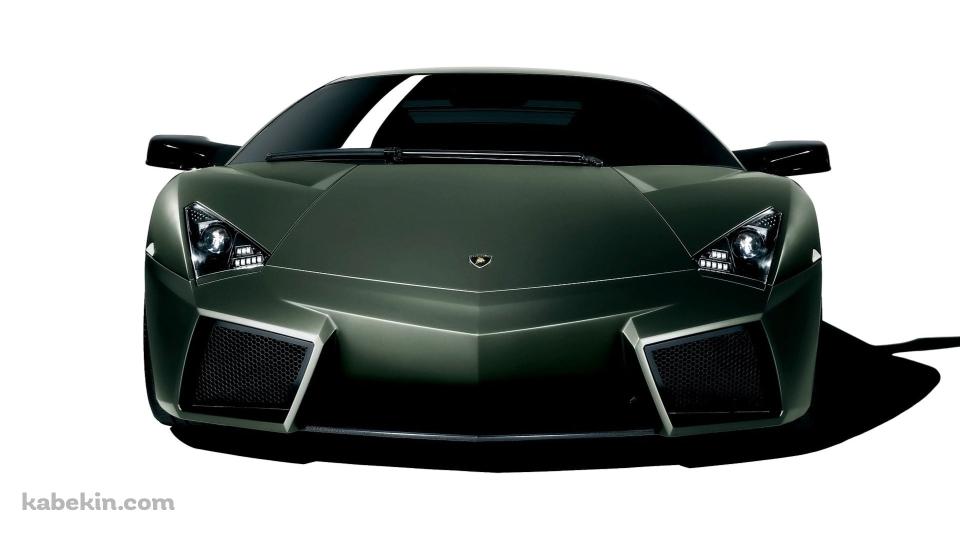 緑のランボルギーニ・レヴェントン / Green Lamborghini Reventonの壁紙(960px x 540px) 高画質 PC・デスクトップ用