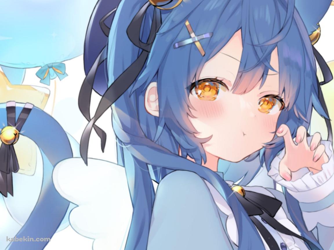 左手でポーズを取る天宮こころ / にじさんじ / バーチャルYouTuberの壁紙(1152px x 864px) 高画質 PC・デスクトップ用