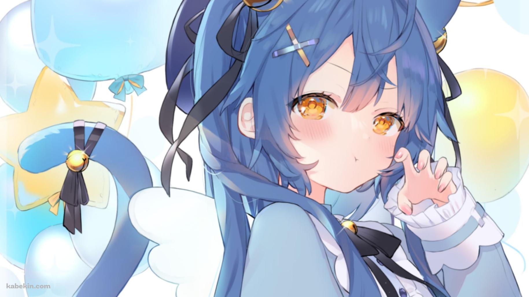 左手でポーズを取る天宮こころ / にじさんじ / バーチャルYouTuberの壁紙(1829px x 1029px) 高画質 PC・デスクトップ用