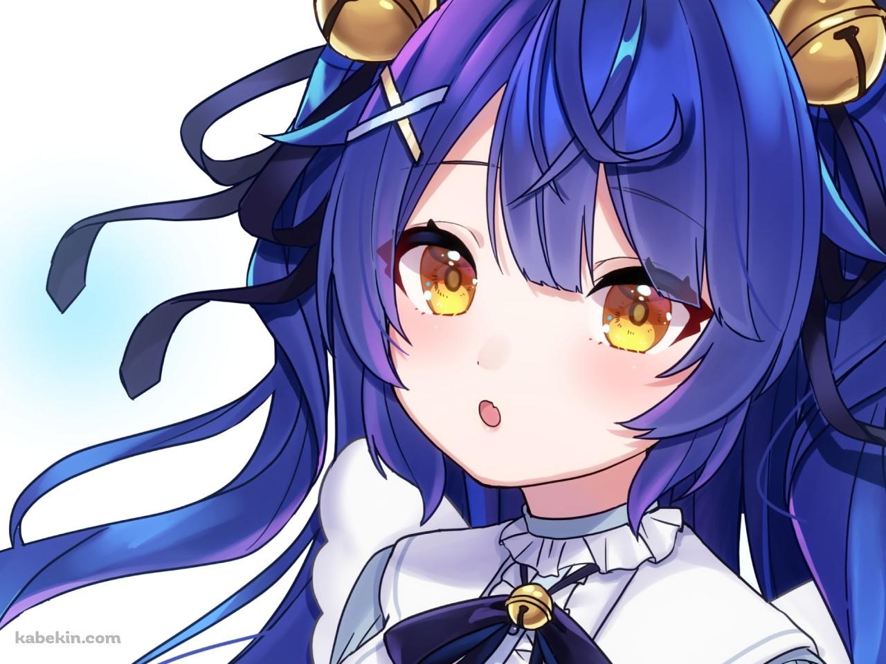 金色の瞳でこちらを見つめる天宮こころ / にじさんじ / バーチャルYouTuberの壁紙(1280px x 960px) 高画質 PC・デスクトップ用