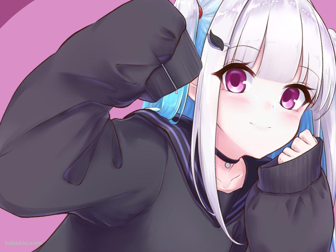 萌え袖のリゼ・ヘルエスタ / にじさんじ / バーチャルYouTuberの壁紙(1400px x 1050px) 高画質 PC・デスクトップ用